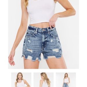 Kancan High Rise jean shorts